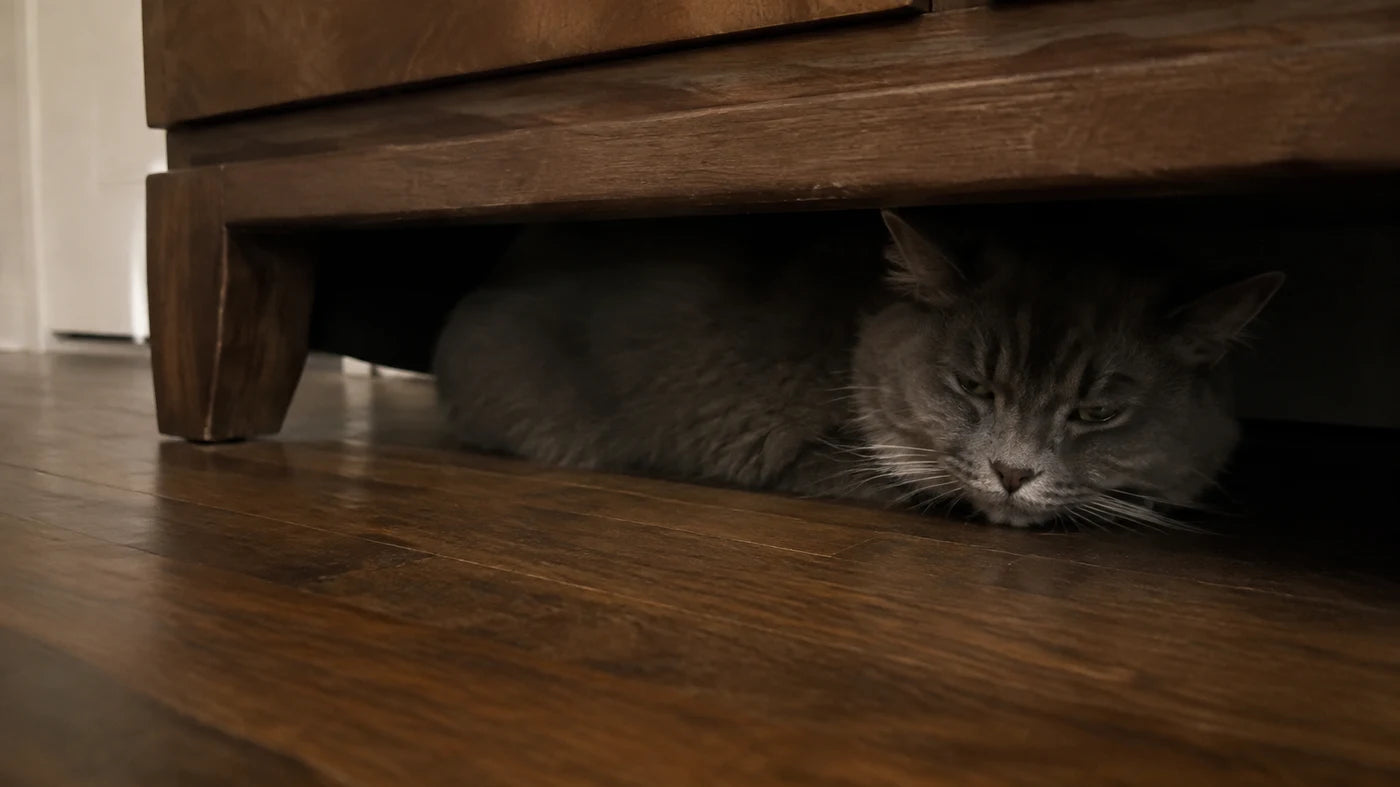 Hours after the wrong product: trembling, retreating, hiding. For many owners, this is the first time they learn that cats process chemicals differently.