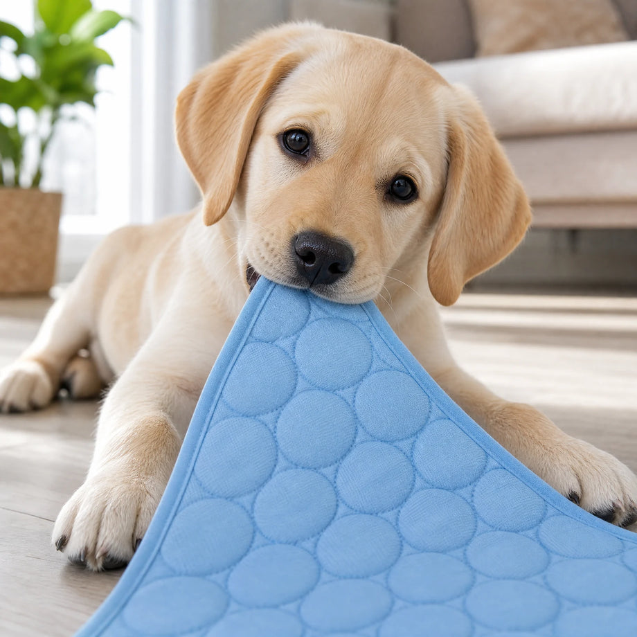 What is in it? He chews everything.